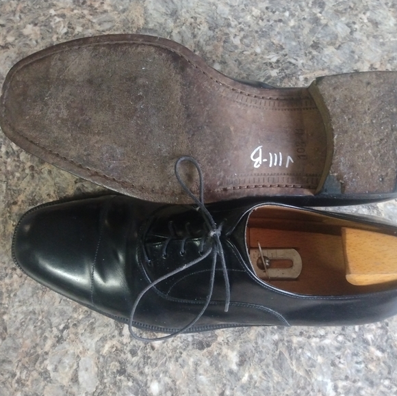 Magnanni Mens Black Dress Captoe Oxford Shoes Size10.5M main image 5